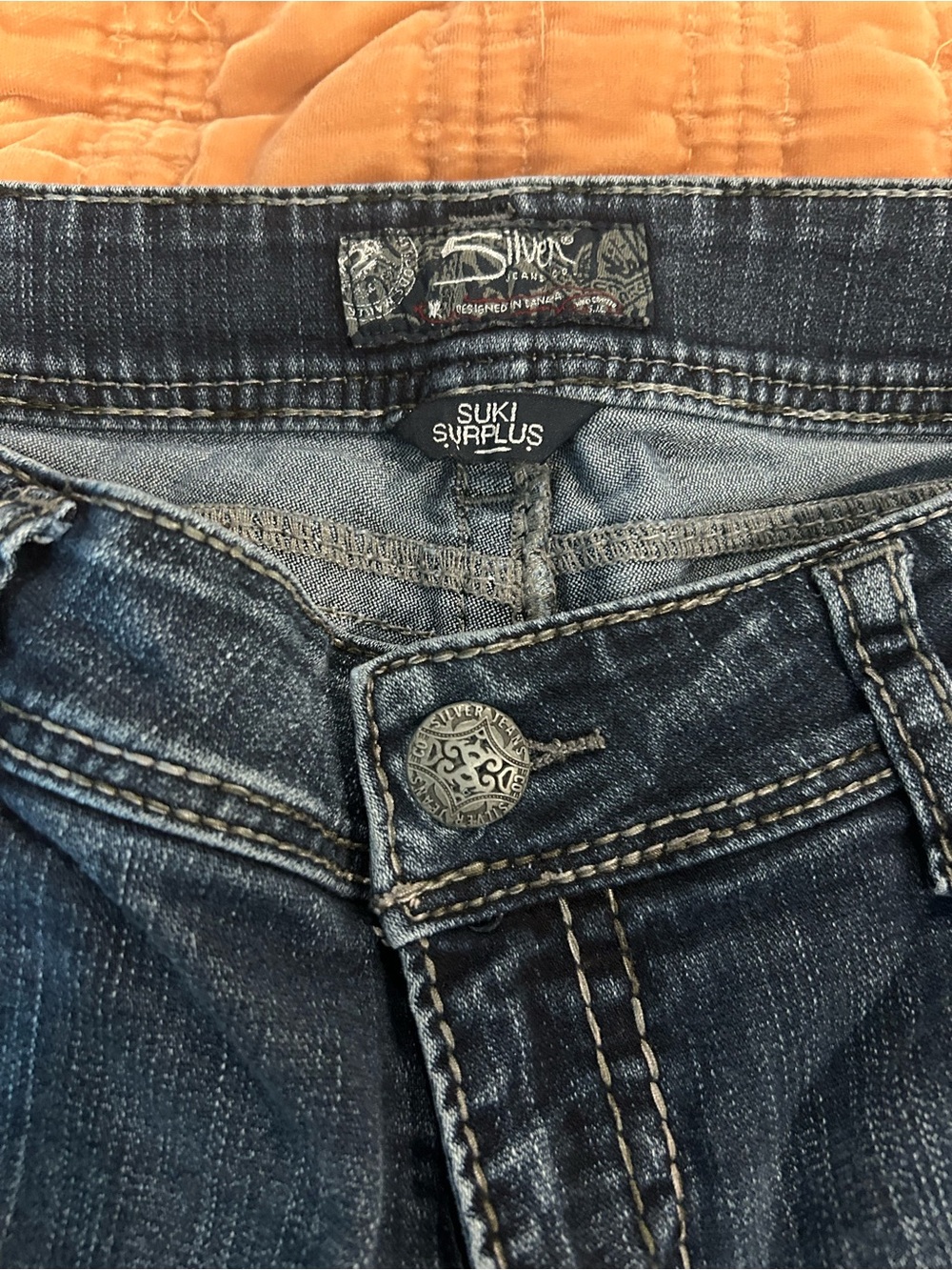 Silver Jeans Women’s Boot Cut Jeans - Dark Blue Denim